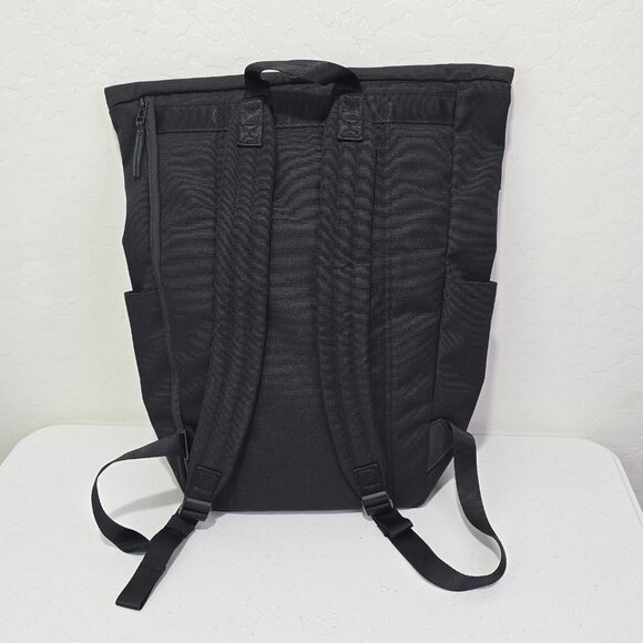 Timbuk2 Tuck Pack Roll Top Water Resistant Laptop Backpack Black - Picture 3 of 12